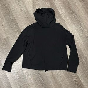Split Back Tie Activewear Hoodie